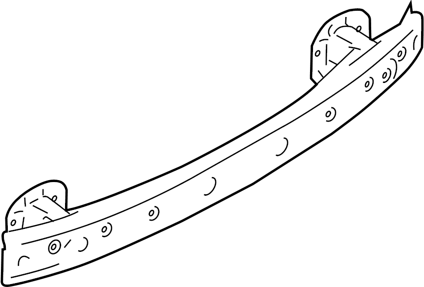 View SU00308593 Bumper Impact Bar (Right) Full-Sized Product Image