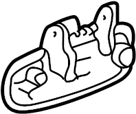 View 6922033041E0 Exterior Door Handle (Front) Full-Sized Product Image