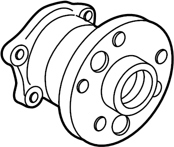 View 4245033020 Wheel Bearing and Hub Assembly (Rear) Full-Sized Product Image