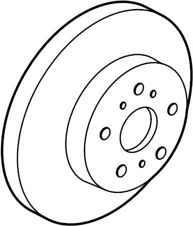 View 4243133060 Disc Brake Rotor (Rear) Full-Sized Product Image