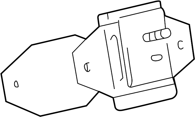 View 1236150121 Engine Mount (Front) Full-Sized Product Image