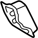 View 5819060050 Foot Rest (Front) Full-Sized Product Image