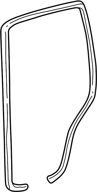 View 6233260071B1 Weatherstrip. (Front, Rear, Upper, Lower) Full-Sized Product Image