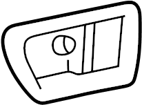 View 6927722090B2 Interior Door Handle Trim Full-Sized Product Image