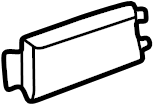 View 6471660040B1 Quarter Panel Trim Cap (Rear) Full-Sized Product Image