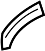 View 7688160010 Spoiler Seal (Rear) Full-Sized Product Image