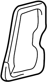View 6768560010 Tailgate Gap Cover Gasket Full-Sized Product Image
