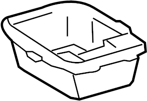 View 5891360020 Console Compartment (Lower) Full-Sized Product Image