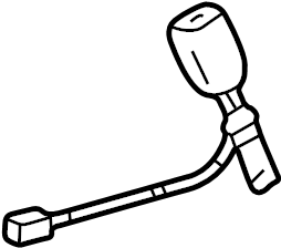 View 7323048030C0 Seat Belt Receptacle (Front, Upper) Full-Sized Product Image