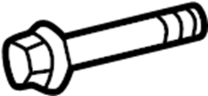 View 90119A0390 Suspension Control Arm Bolt (Front, Rear, Upper, Lower) Full-Sized Product Image