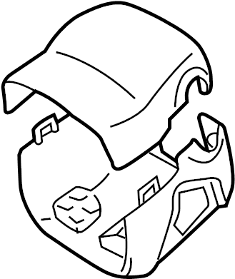 View 4528648902E0 Steering Column Cover (Upper) Full-Sized Product Image
