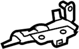 View 772180E020 Fuel. Filler. Bracket. Neck. Support. (Front) Full-Sized Product Image