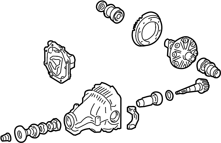View 4111021071 DIFFERENTIAL. Carrier.  Full-Sized Product Image