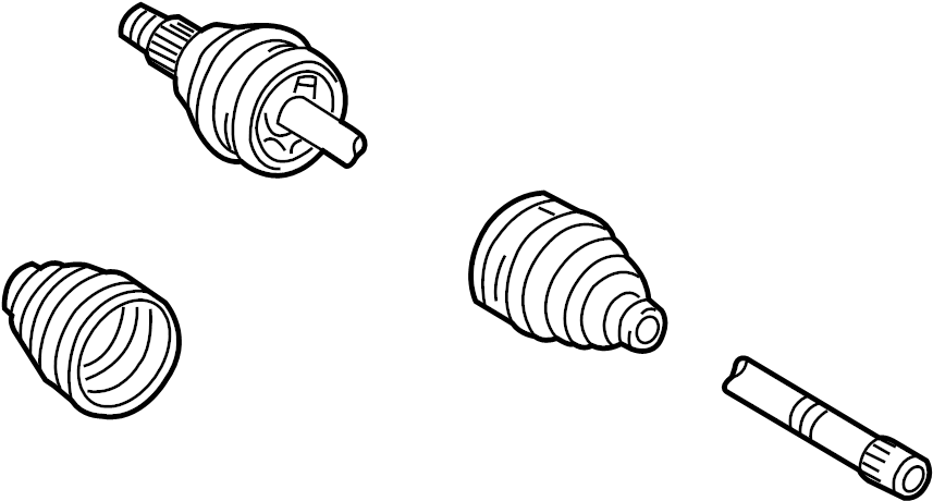View 4234048030 CV Axle Assembly (Rear) Full-Sized Product Image