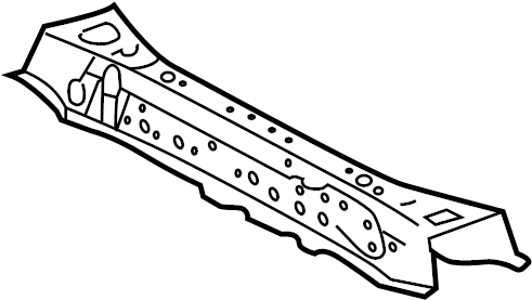 View 576630E010 Floor Pan Crossmember (Front, Rear, Upper, Lower) Full-Sized Product Image