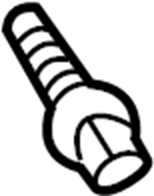 View 90116A0008 Bolt. Molding. Stud. Trim. Finish.  Full-Sized Product Image