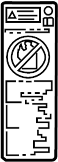 View 7459653011 Air Bag Information Label. Caution Label. Label, Side Air Bag.  Full-Sized Product Image
