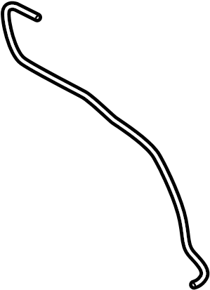 View 163770P090 Engine Coolant Reservoir Hose Full-Sized Product Image