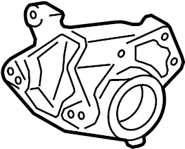 View 123210P050 Engine Mount (Rear) Full-Sized Product Image