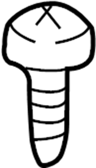 View 9016850057 Screw. Molding. (Lower) Full-Sized Product Image