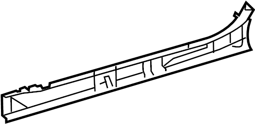 View 5740153021 Floor Side Rail (Rear, Lower) Full-Sized Product Image