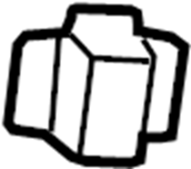 View 5387950020 Cover. Bumper. Clip. Retainer. (Front, Upper, Lower) Full-Sized Product Image