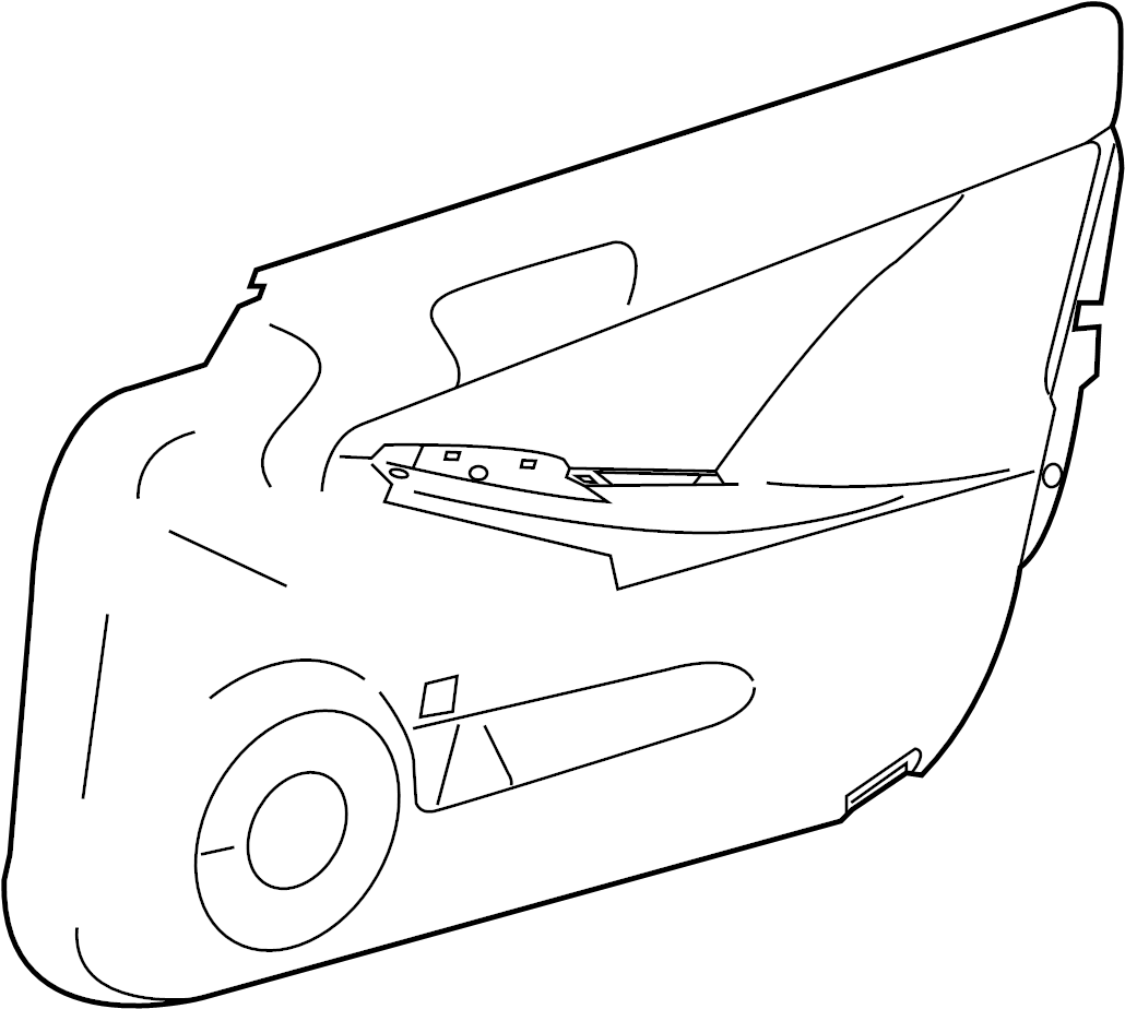 View 676205367027 Door Interior Trim Panel (Front) Full-Sized Product Image