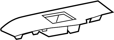 View 7427153100C0 Door Window Switch Bezel (Rear) Full-Sized Product Image