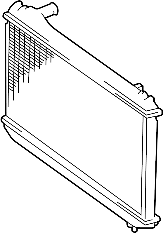 View 164000A420 Radiator Full-Sized Product Image