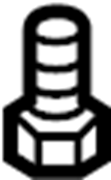 View 9046709006 Hood Insulation Pad Clip Full-Sized Product Image
