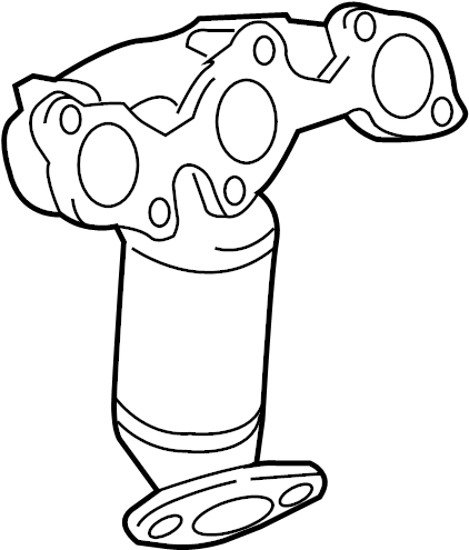 View 1714020050 Catalytic Converter with Integrated Exhaust Manifold Full-Sized Product Image
