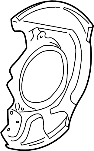 View 4778148020 Brake Dust Shield Full-Sized Product Image