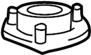 View 4860906090 Suspension Strut Mount (Front, Upper) Full-Sized Product Image