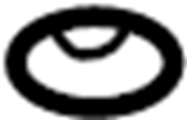 View 9043006003 Grommet. Bumper. Cover. (Upper) Full-Sized Product Image