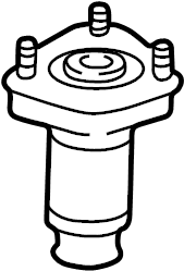 View 4876033062 Suspension Strut Mount (Rear, Upper) Full-Sized Product Image