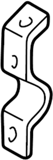 View 4883233050 Suspension Stabilizer Bar Bracket (Rear, Lower) Full-Sized Product Image