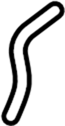 View 1626731040 Engine Coolant Hose Full-Sized Product Image