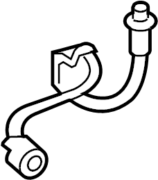 View 9094702F58 Brake Hydraulic Hose Full-Sized Product Image
