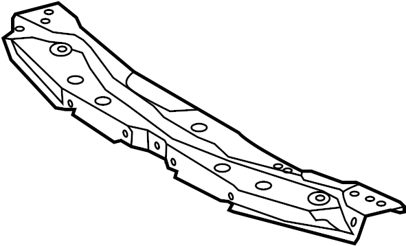 View 5321606130 Radiator Support Tie Bar (Upper) Full-Sized Product Image