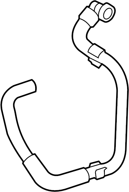 View G90D006010 Hose. Inverter. Radiator.  Full-Sized Product Image