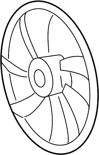 View 163610P260 Engine Cooling Fan Blade Full-Sized Product Image