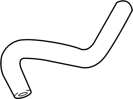 View 162810P040 Engine Coolant Hose Full-Sized Product Image