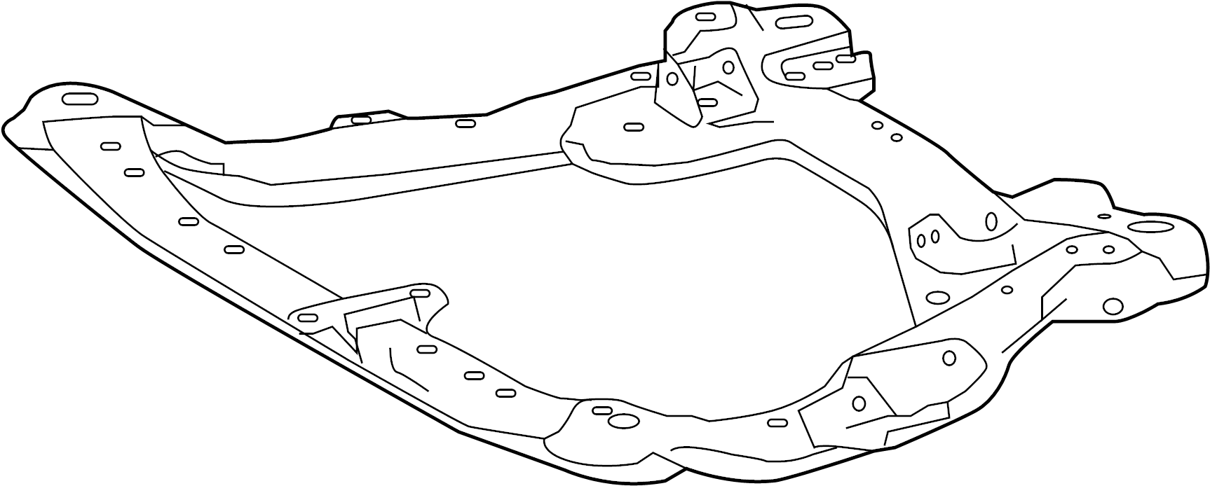 View 5110033073 Suspension. Crossmember. (Front) Full-Sized Product Image