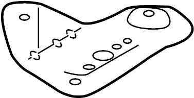 View 5103533030 Brace. Plate. (Front, Rear) Full-Sized Product Image