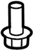 View 90119A0267 Fuel Tank Strap Bolt Full-Sized Product Image