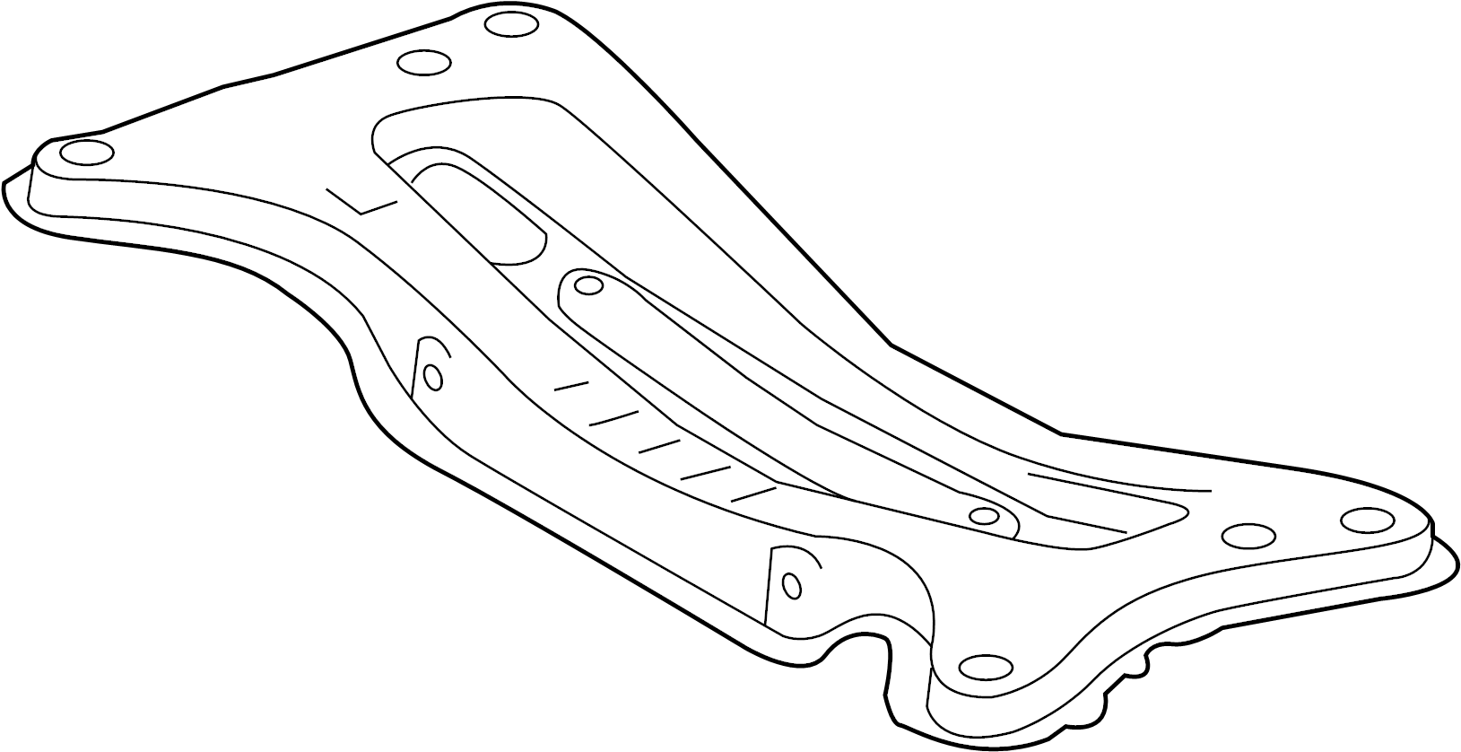 View 5120606091 Suspension Subframe Crossmember (Rear) Full-Sized Product Image