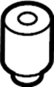 View 9054109145 Cushion. Bumper. (Upper) Full-Sized Product Image