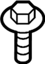 View 9010908307 Radiator Support Tie Bar Bolt (Lower) Full-Sized Product Image