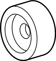 View 1660431030 Accessory Drive Belt Idler Pulley Full-Sized Product Image