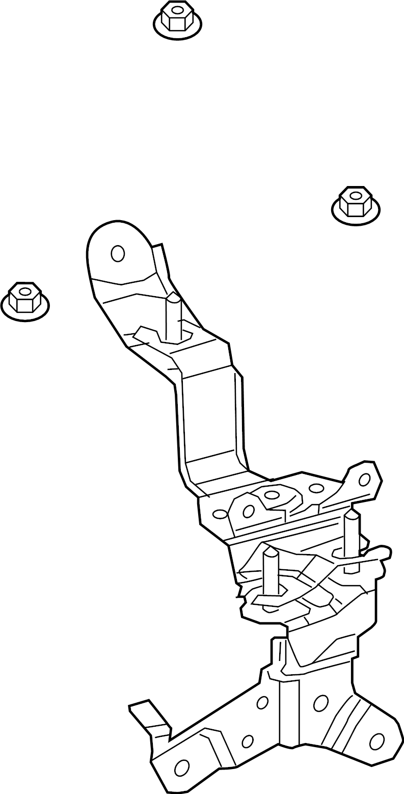 View 4459006360 ABS Modulator Bracket Full-Sized Product Image